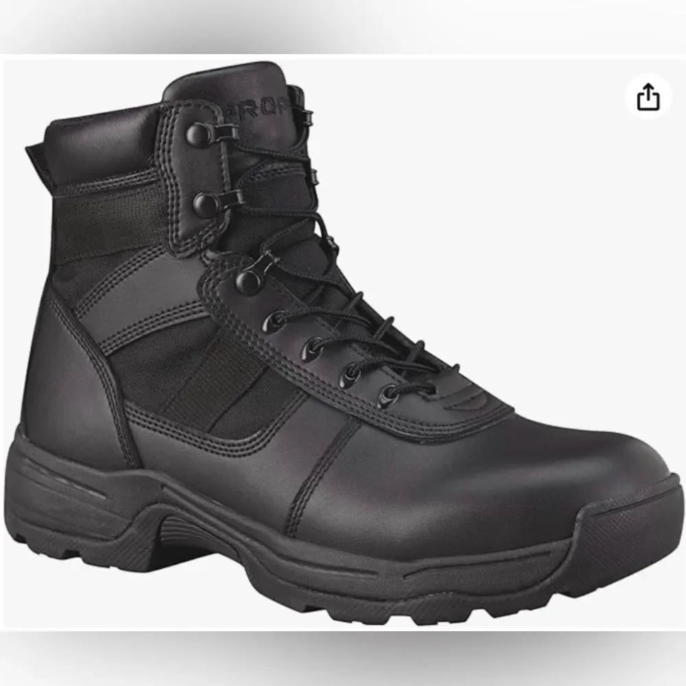Propper Tactical Duty 6” Side Zip Boots - Black Size 9.5 M